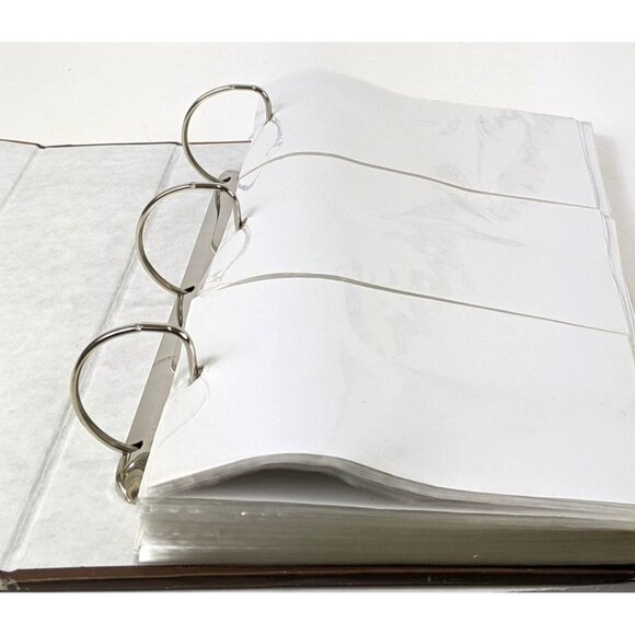 Photo Album With Yellow & Brown Floral Cover 3-Ring Binder Style Holds 4x6 Photo - Picture 5 of 7